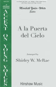 A la Puerta del Cielo Two-Part choral sheet music cover Thumbnail